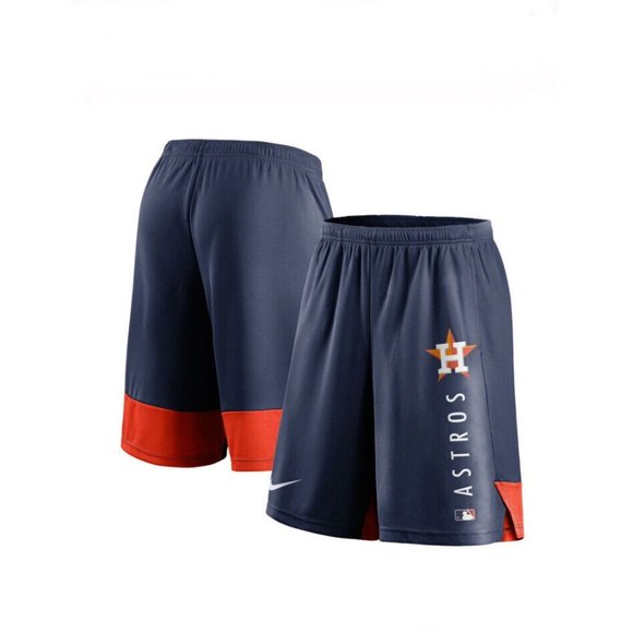Nike Houston Astros Mens Large-2XL Authentic Performance Training Workout Shorts - Picture 1 of 16